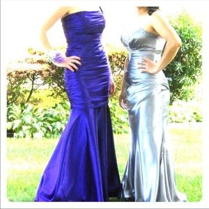 Purple formal dress
